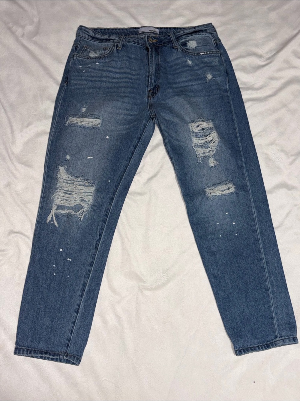 Vervet Distressed Boyfriend Jeans - Sz 30 (028)
